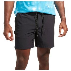 Chubbies Midnight Adventures 6" Inseam Shorts Black Size Small Water Resistant